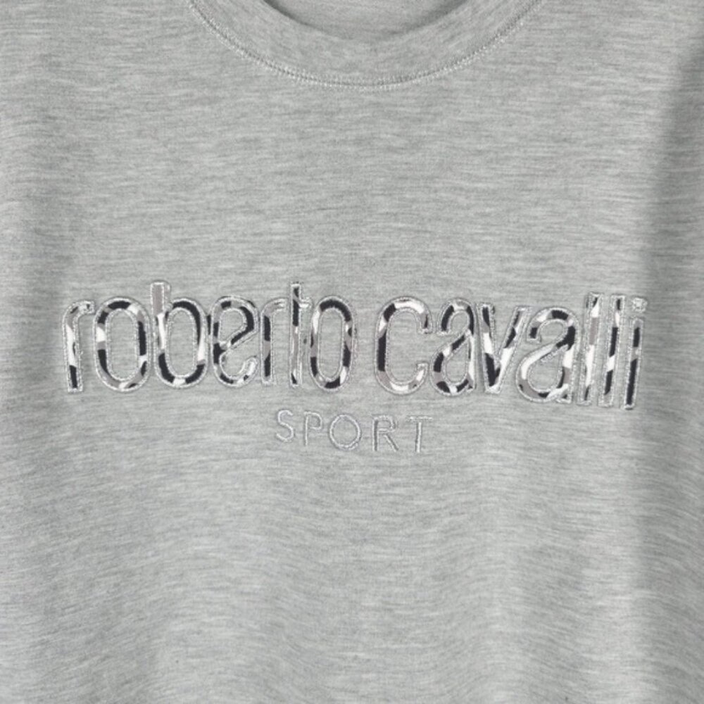 Roberto Cavalli‎ Sport Crew Neck Pullover Sweater Asymmetrical High Low SMALL - Picture 6 of 9